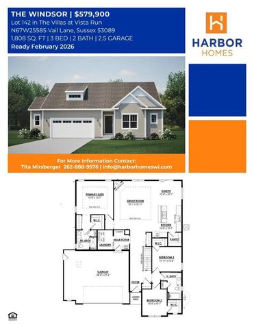 N67W25585 Vail LANE, Sussex, WI 53089