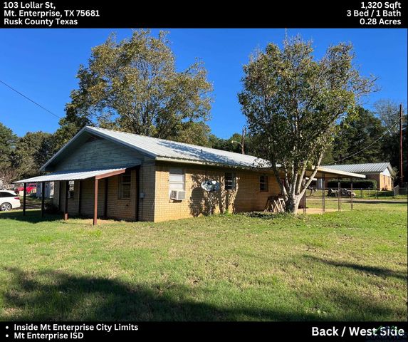 103 Lollar, Mount Enterprise, TX 75681