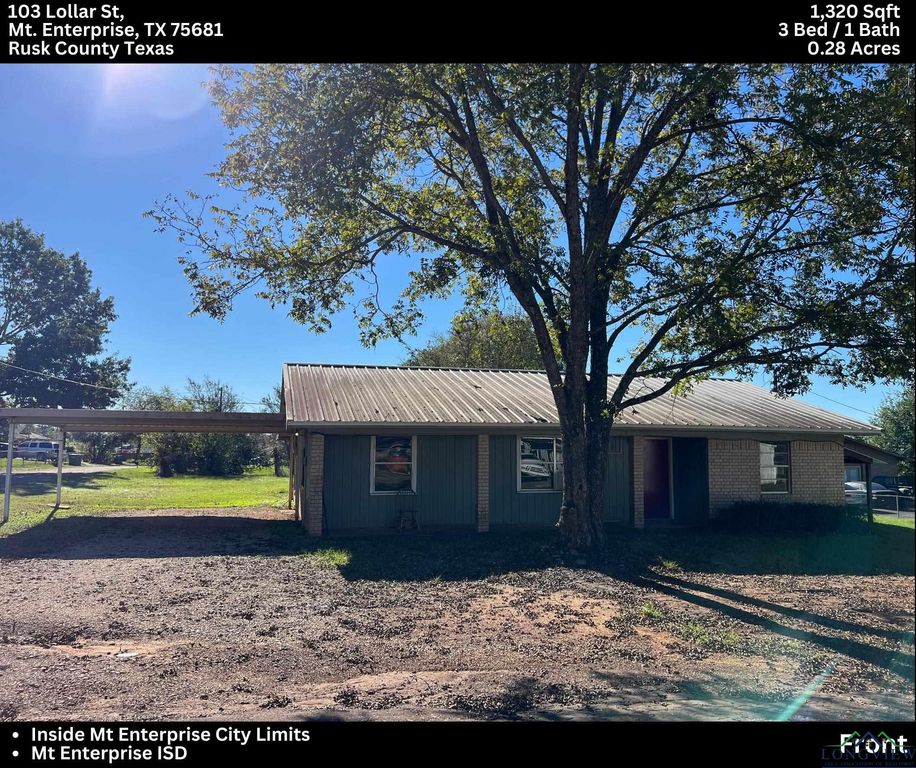 103 Lollar, Mount Enterprise, TX 75681