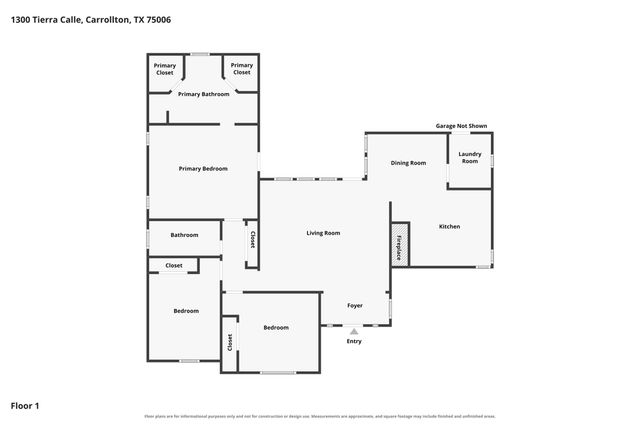 1300 Tierra Calle, Carrollton, TX 75006
