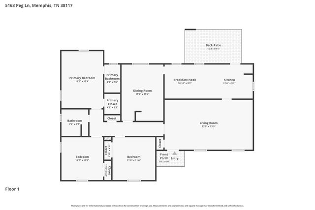 5163 PEG LN, Memphis, TN 38117