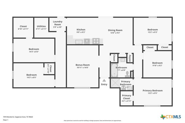 1910 Wanda Street, Copperas Cove, TX 76522