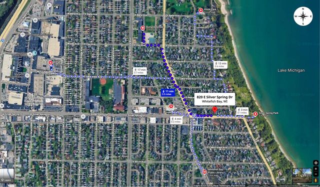 820 E Silver Spring DRIVE, Whitefish Bay, WI 53217