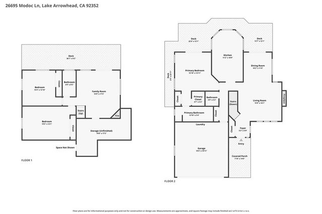 26695 Modoc, Lake Arrowhead, CA 92352