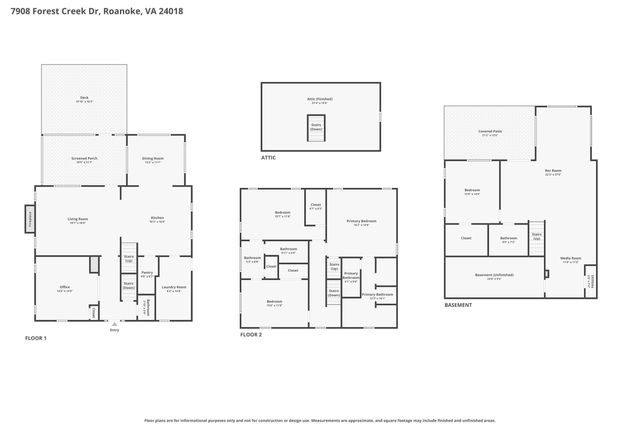 7908 Forest Creek DR, Roanoke, VA 24018