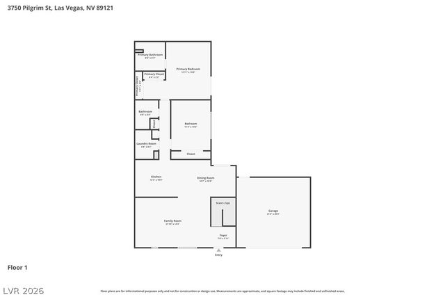 3750 Pilgrim Street, Las Vegas, NV 89121