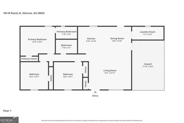 104 W Reese Street, Monroe, GA 30655