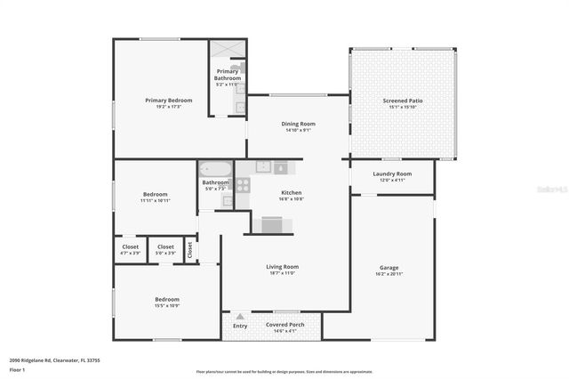 2090 RIDGELANE ROAD, Clearwater, FL 33755