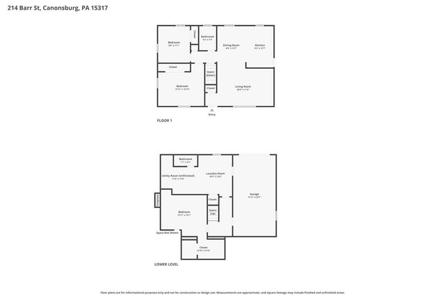 214 Barr St, Canonsburg, PA 15317