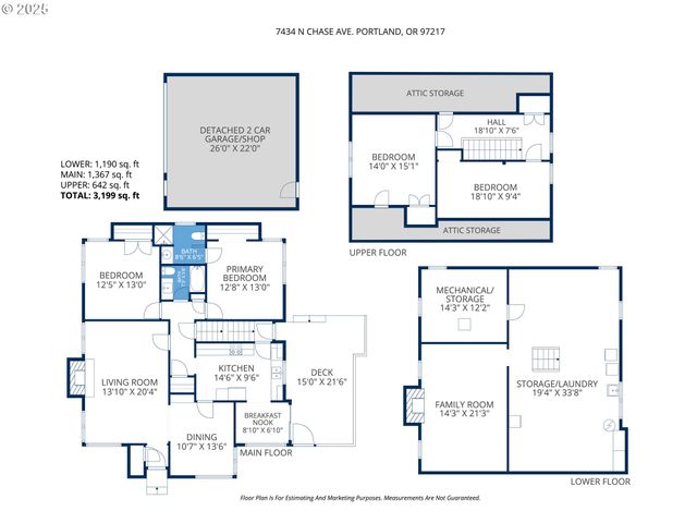 7434 N CHASE Ave N, Portland, OR 97217