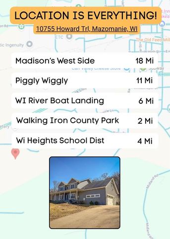 10755 Howard Trail, Mazomanie, WI 53560