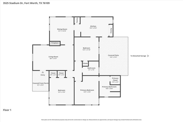 3525 Stadium Drive, Fort Worth, TX 76109