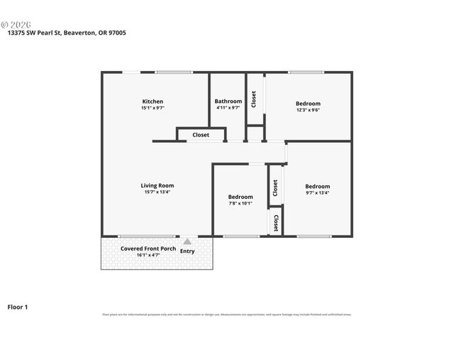13375 Sw PEARL St, Beaverton, OR 97005