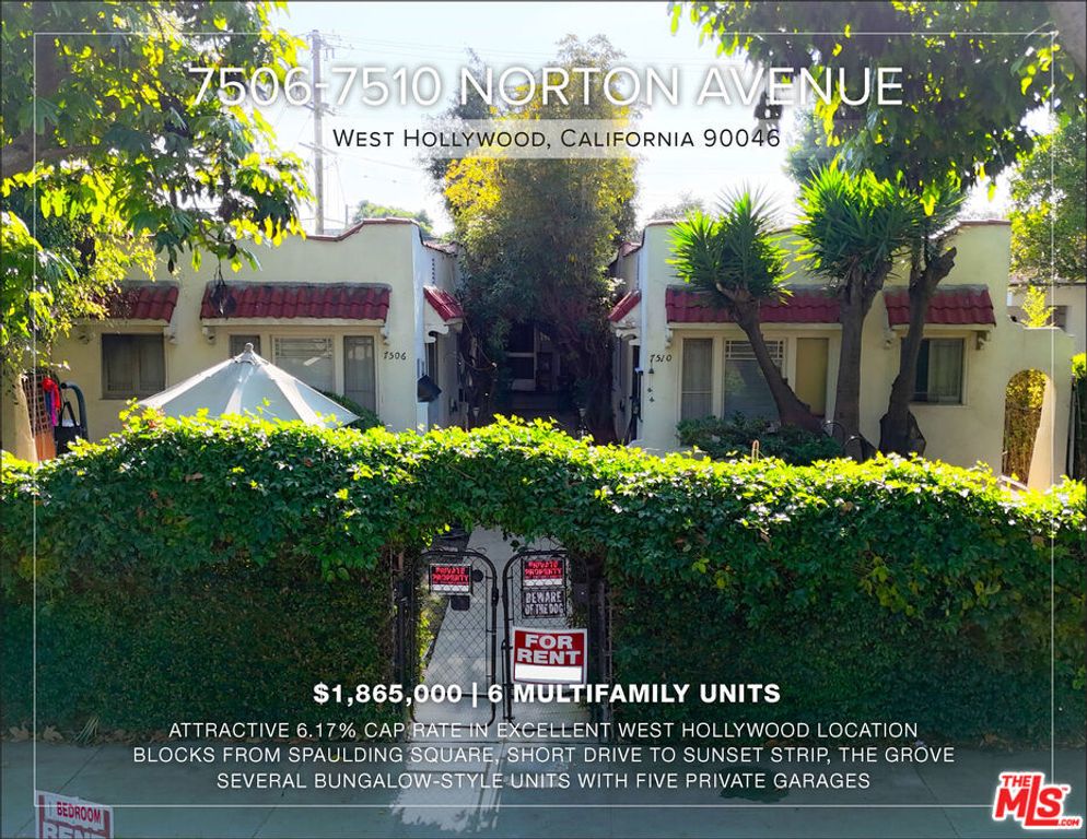 7506 Norton Avenue 7510, West Hollywood, CA 90046