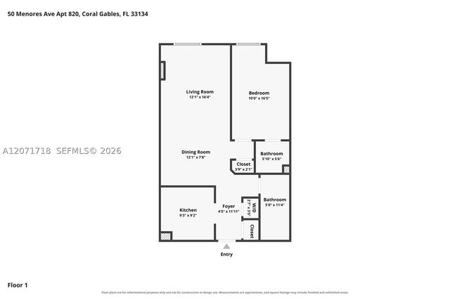 50 Menores Ave 820, Coral Gables, FL 33134
