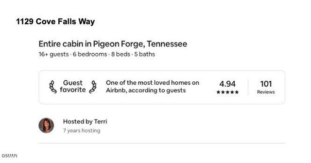 1129 Cove Falls Way, Pigeon Forge, TN 37863