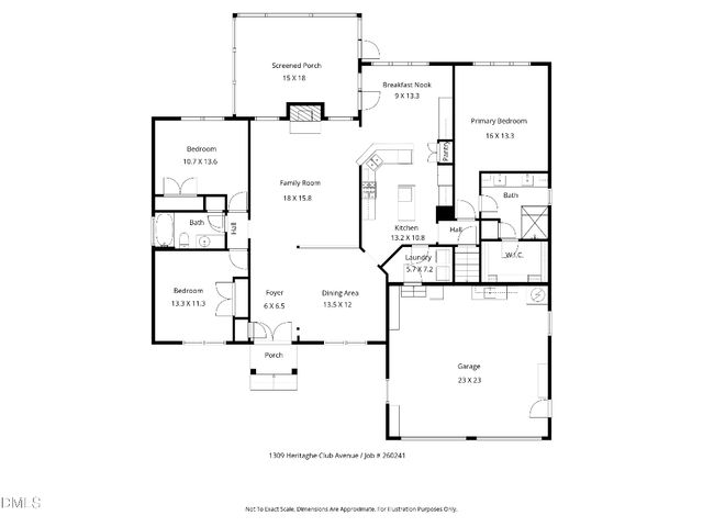 1309 Heritage Club Avenue, Wake Forest, NC 27587