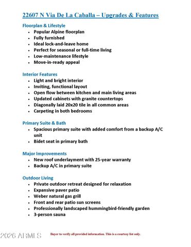 22607 N VIA DE LA CABALLA --, Sun City West, AZ 85375