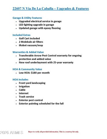 22607 N VIA DE LA CABALLA --, Sun City West, AZ 85375