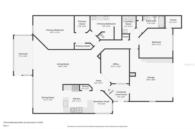 1732 S PEBBLE BEACH BOULEVARD, Sun City Center, FL 33573