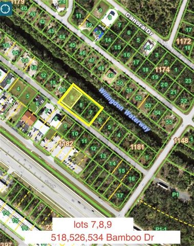 518,526,534,558,566,335 Bamboo DR, Port Charlotte, FL 33954