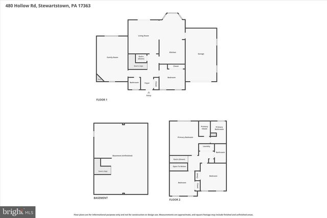 480 HOLLOW RD, Stewartstown, PA 17363