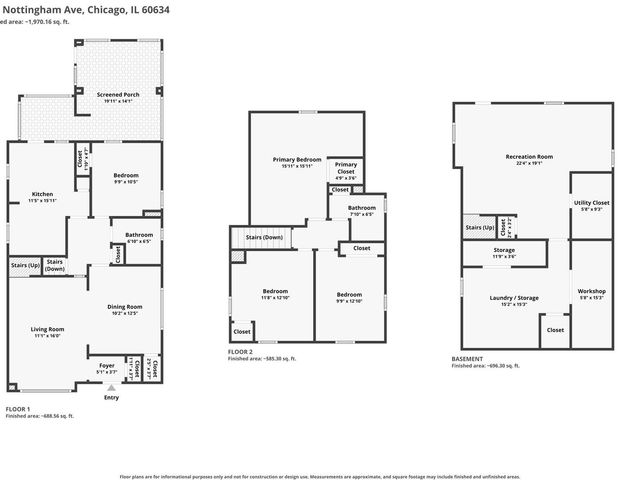 3232 N Nottingham Avenue, Chicago, IL 60634