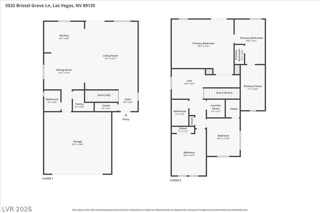 5532 Bristol Grove Lane, Las Vegas, NV 89135