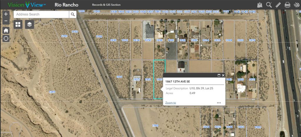 Image 10 of property listing at 1867 12th Avenue SE, Rio Rancho, NM 87124