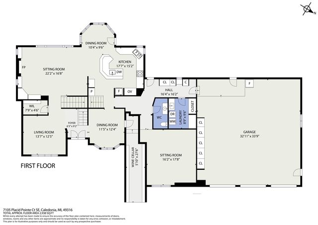 7105 Placid Pointe Court, Caledonia, MI 49316
