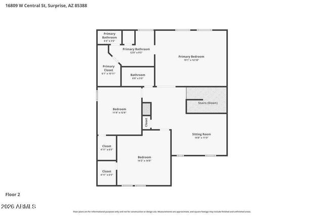 16809 W Central Street, Surprise, AZ 85388