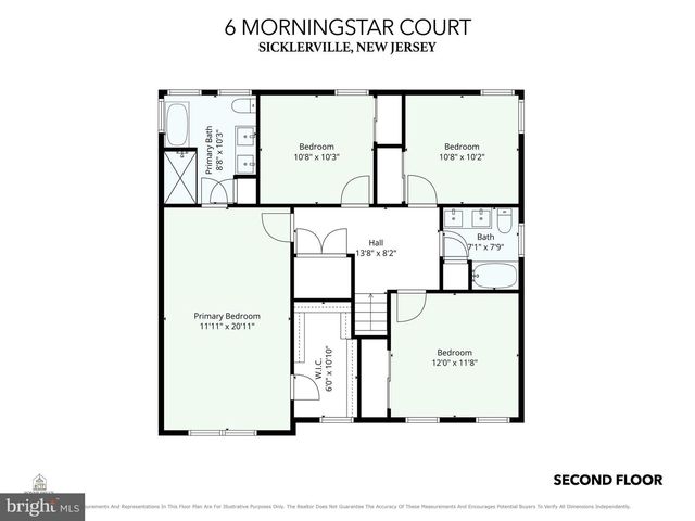 6 MORNINGSTAR CT, Sicklerville, NJ 08081