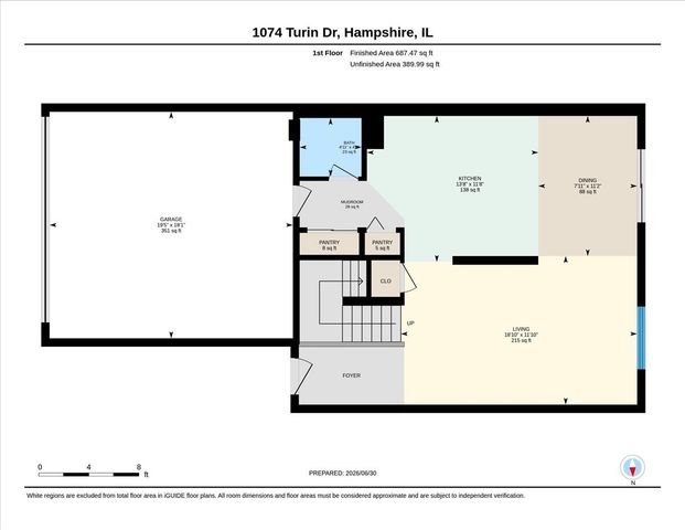 1074 Turin Drive, Hampshire, IL 60140
