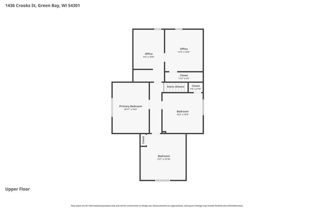1436 CROOKS STREET, Green Bay, WI 54301