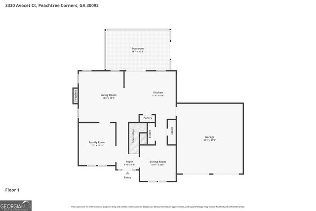 3330 Avocet Court, Peachtree Corners, GA 30092