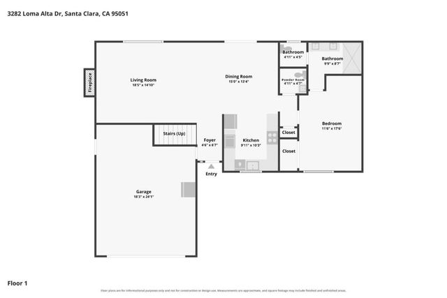 3282 Loma Alta Drive, Santa Clara, CA 95051