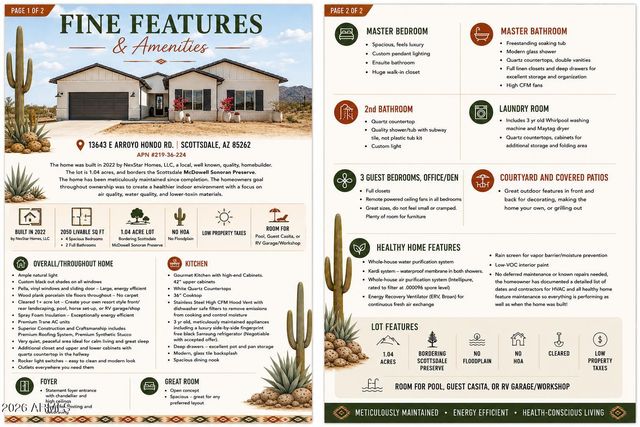 13643 E Arroyo Hondo Road, Scottsdale, AZ 85262