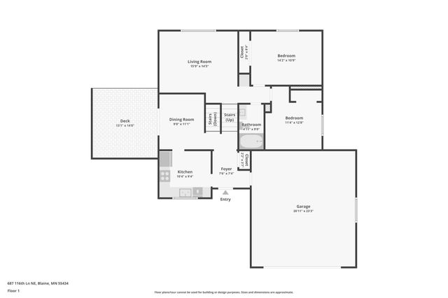 687 116th Lane NE, Blaine, MN 55434