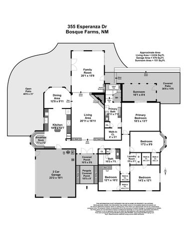 355 ESPERANZA Drive, Bosque Farms, NM 87068