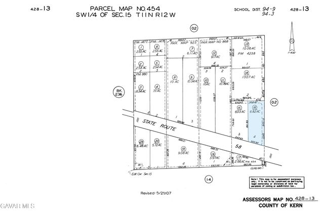 Hwy 58 Business & Lonebutte Rd, Mojave, CA 93501