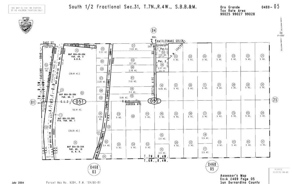 0 No address, Oro Grande, CA 92368