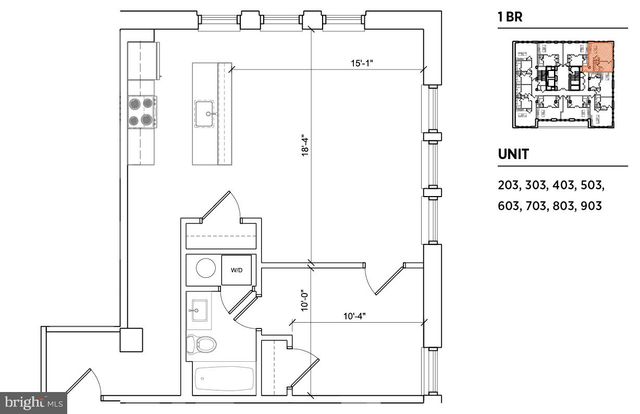 301 N CHARLES ST #1BR, Baltimore, MD 21201