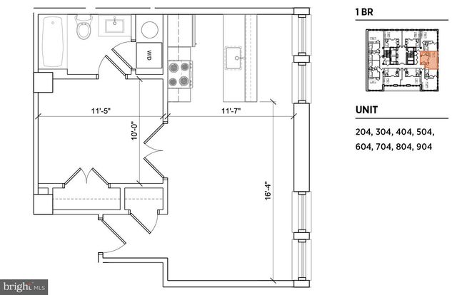 301 N CHARLES ST #1BR, Baltimore, MD 21201