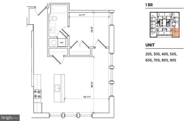301 N CHARLES ST #1BR, Baltimore, MD 21201