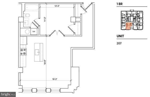 301 N CHARLES ST #1BR, Baltimore, MD 21201