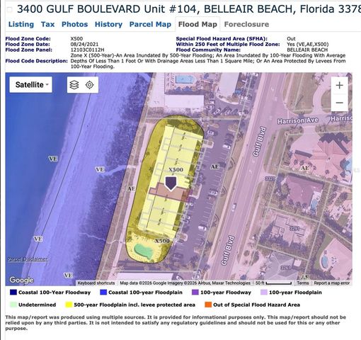 3400 GULF BOULEVARD 104, Belleair Beach, FL 33786