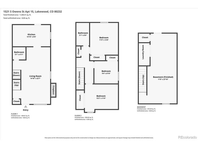1521 S Owens St 15, Denver, CO 80232
