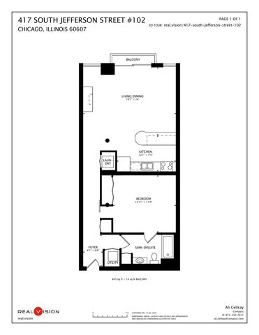 417 S Jefferson Street 102B, Chicago, IL 60607