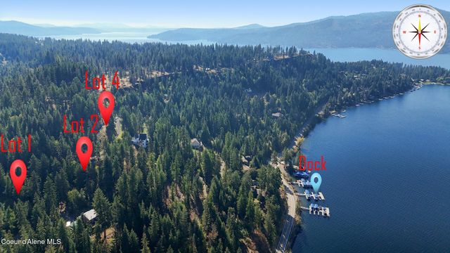 Lot 4 E Cliff VIew Drive, Harrison, ID 83833