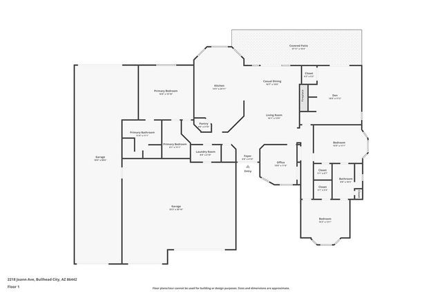 2218 Jo Ann Avenue, Bullhead City, AZ 86442